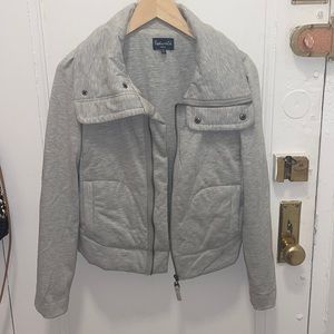 Splendid grey wide collar jacket